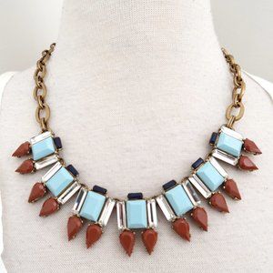 J CREW Art Deco style Statement necklace